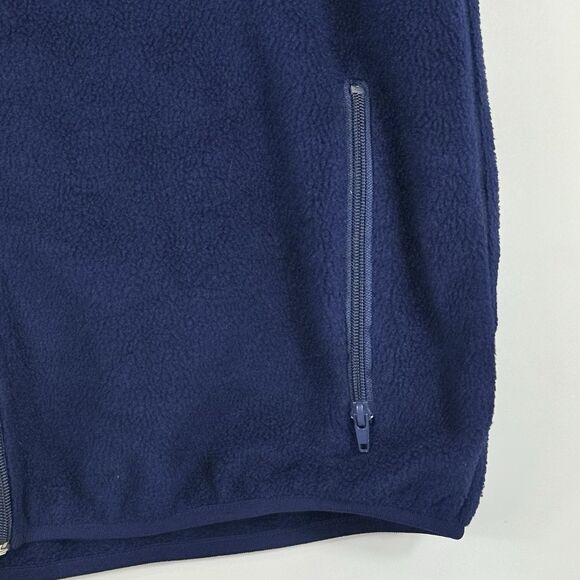 Alaska Drilling & Wells BP Mens XL Blue Fleece Logo Workwear Vest Jacket - Picture 3 of 6